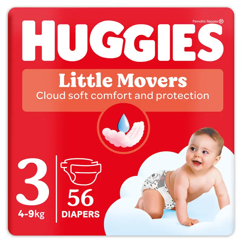Huggies - Pannolini Little Movers Grande Taglia 3
