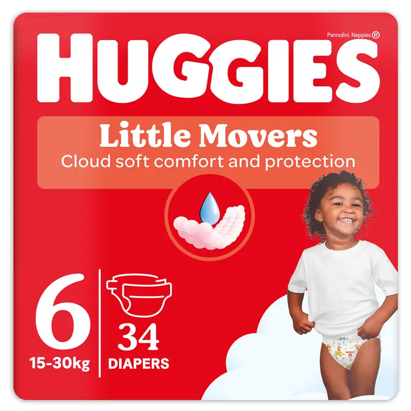 Huggies - Pannolini Little Movers Grande Taglia 6