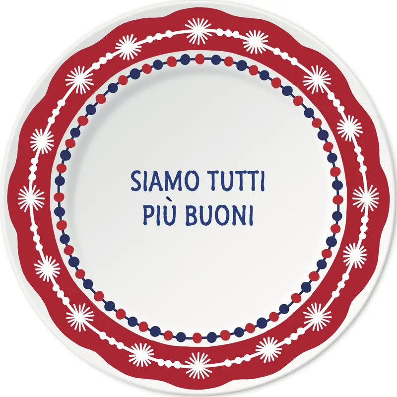 Ilaria I Made in Italy – Siamo tutti più buoni | Piatto in Porcellana 21 cm