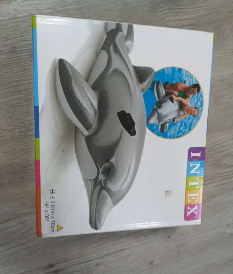 Inflatable INTEX dolphin 58539NP 201x76 cm