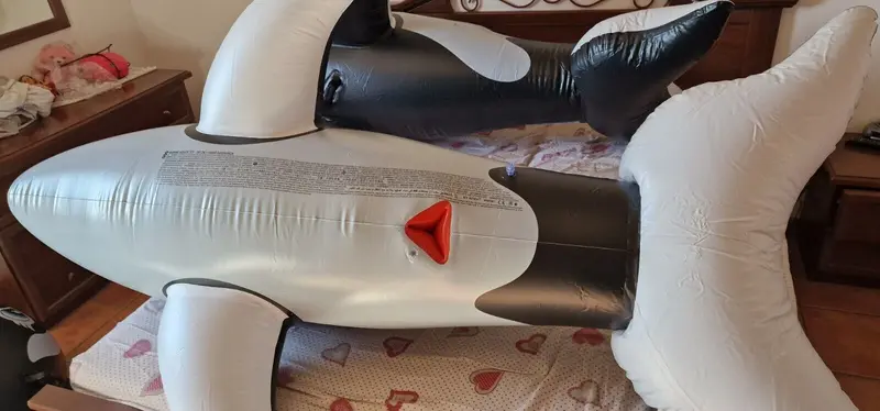 Inflatable Whale with SPH Pleasure Hole Triangular