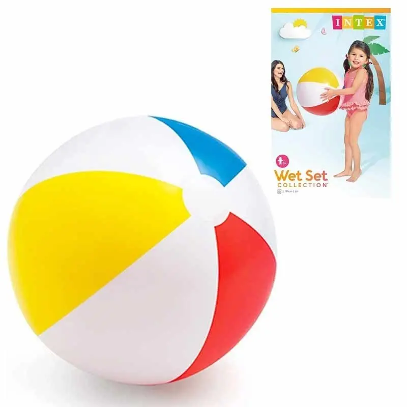 Intex Glossy Palla Pallone Gonfiabile Pannello Lucido Spiaggia e Acqua 51 Cm