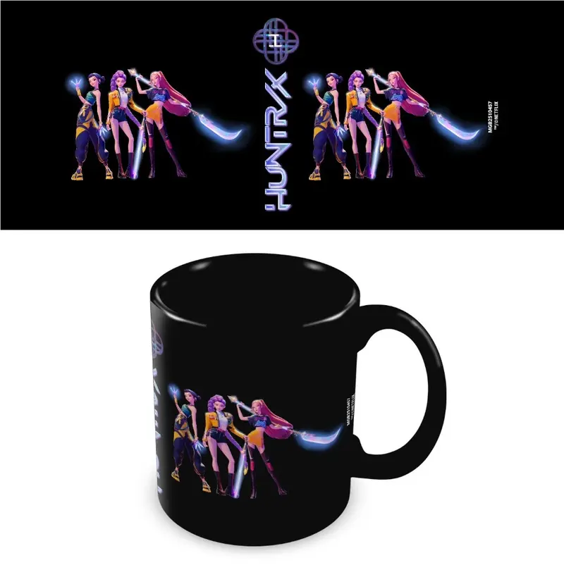 K-Pop Demon Hunters - Tazza nera in ceramica Huntrix