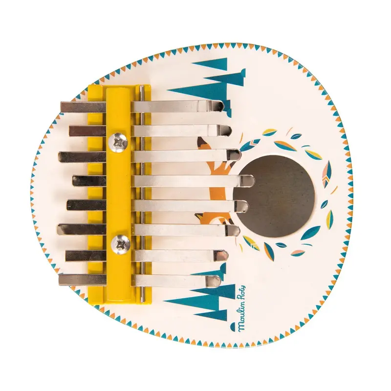 Kalimba in legno Volpe - Da 4 anni