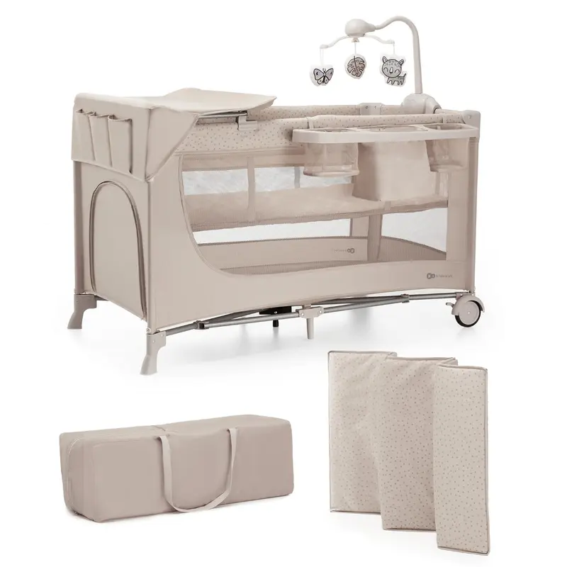 Kinderkraft - Lettino da viaggio Joy2 3in1 con accessori