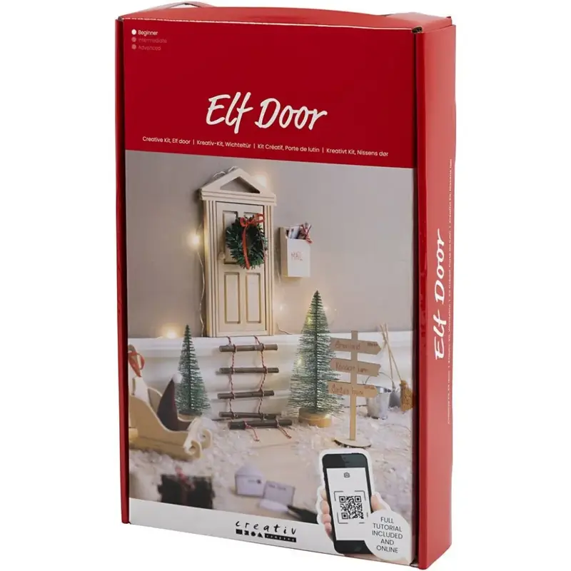 Kit creativo Porta dell’Elfo legno