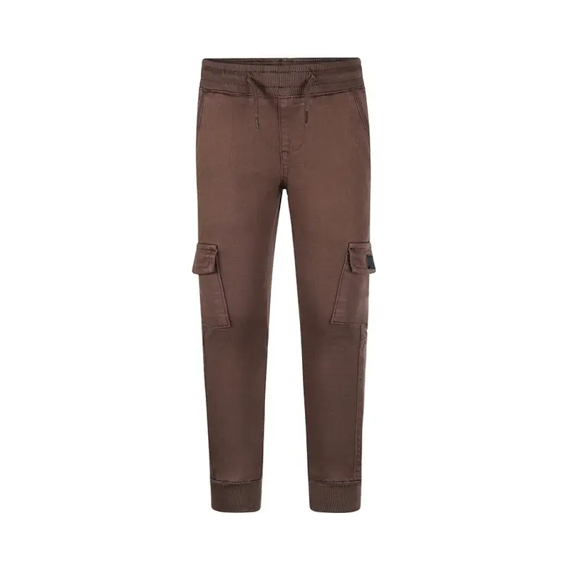 Koko Noko Pantalone Bambino Tasche Marrone Scuro Cargo