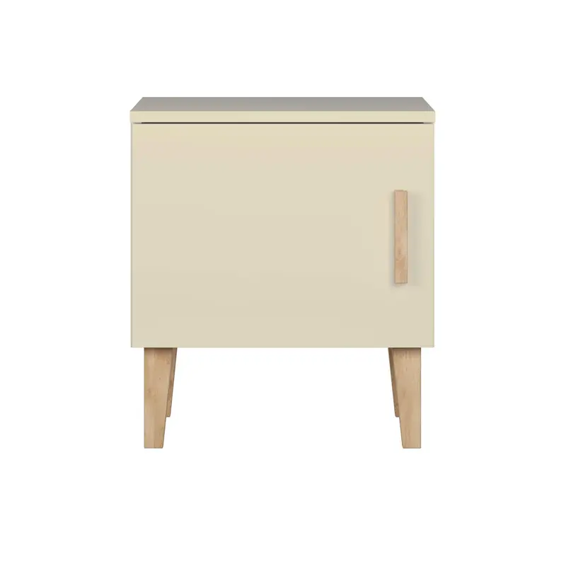 Kubi - Bedside Table - Cashmere