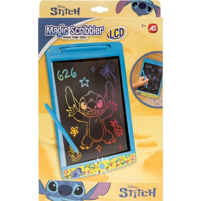 Lavagna LCD Scrivi e Cancella Stitch AS 1028-14156 Disney