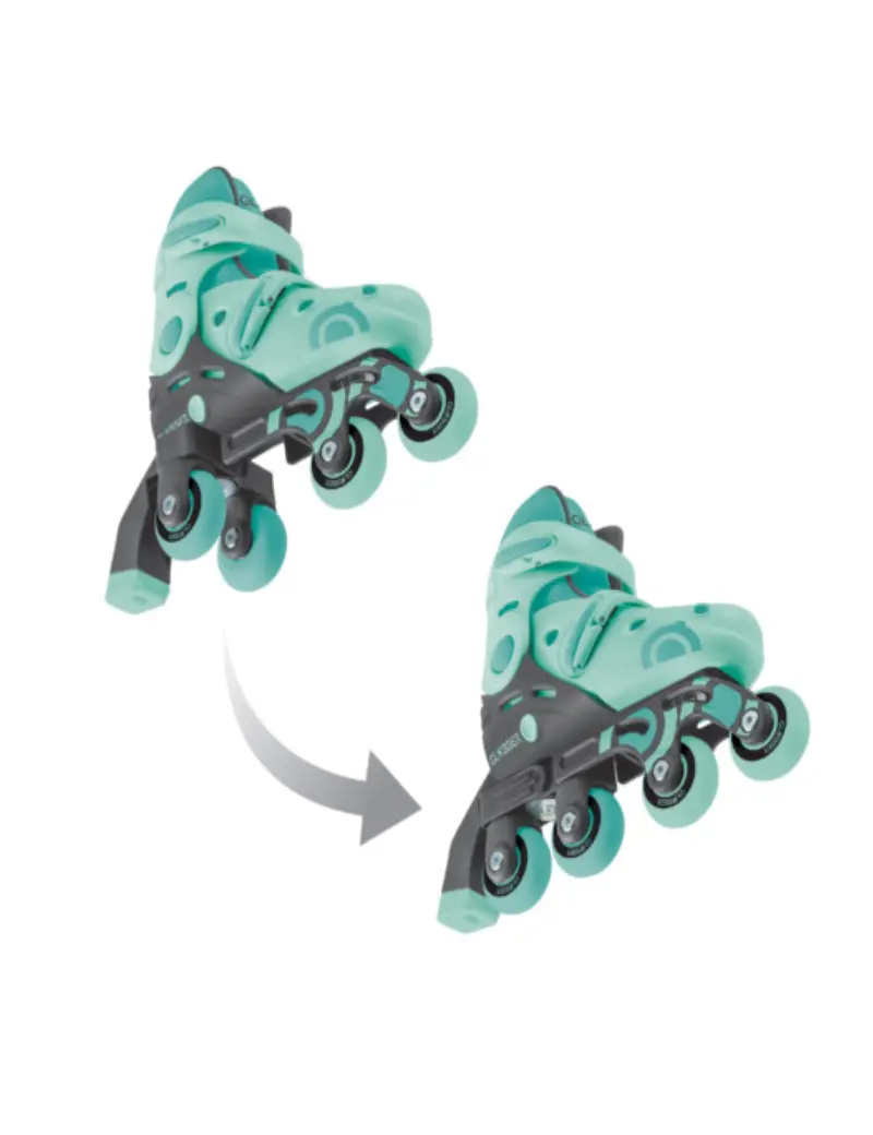 Learning Skates 2 in 1 - Rosa - Azzurro