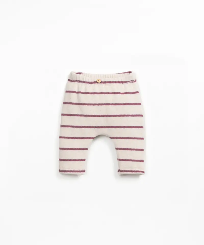 Leggins a righe - 89% Cotone rigenerato
