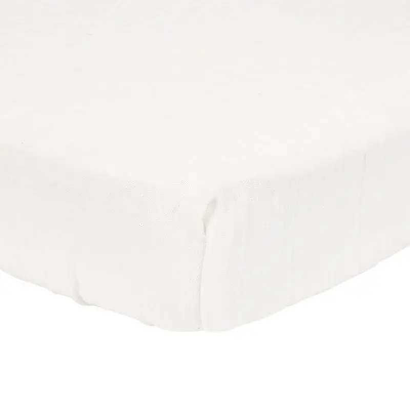 Lenzuolo con angoli idrofilo per culla ospedale/navicella Wieg Soft White 40x80