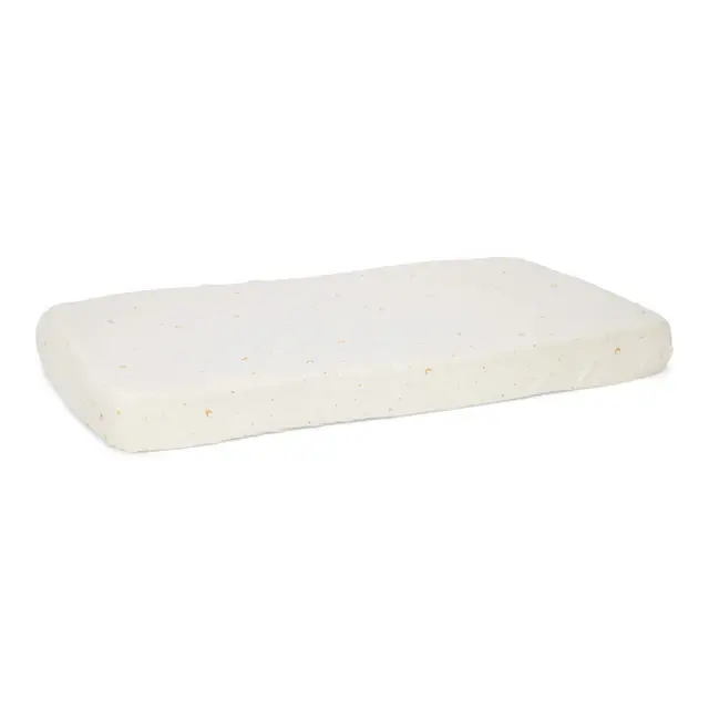 Lenzuolo con angoli per culla - Bianco - Newborn Naturals - Little Goose 60x120
