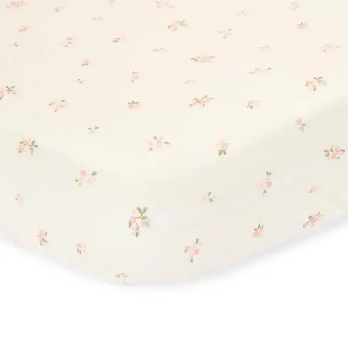 Lenzuolo con angoli per letto singolo - Bianco - Fairy Garden - Fairy Blossom 90x200