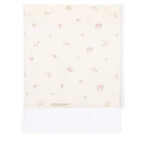 lenzuolo sopra per culla Bianco - Giardino delle fate - Fiore delle fate 70x100