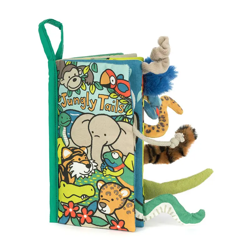 Libro morbido per neonati Jungly tails Book
