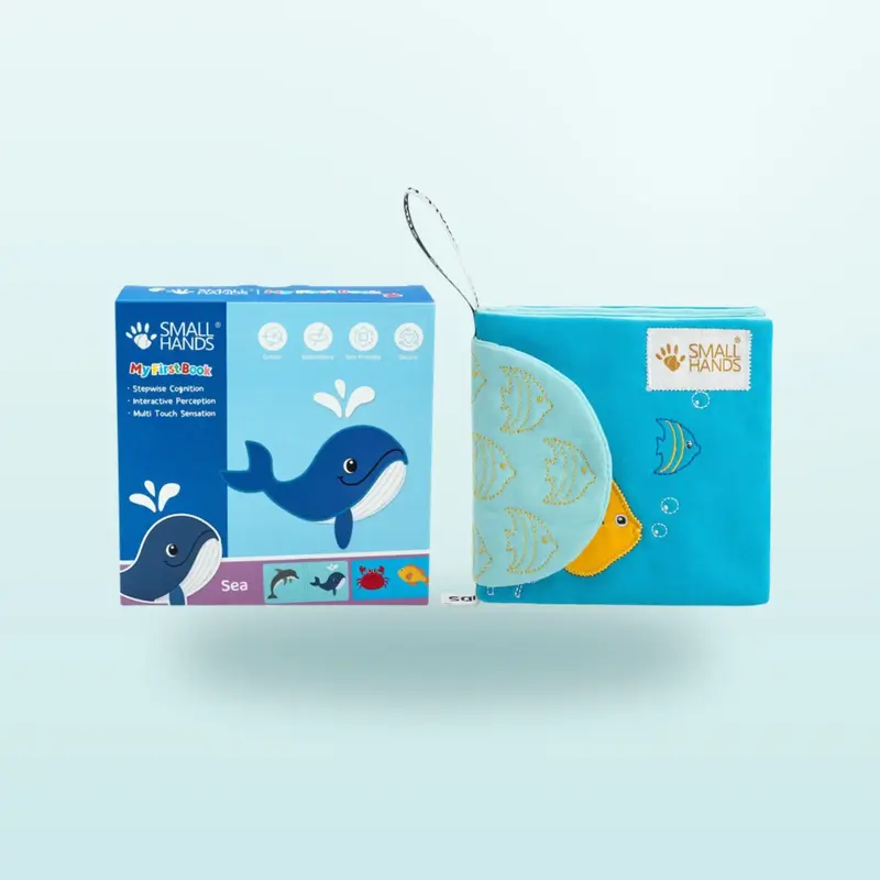 Libro tattile Small Hands - Animali del Mare