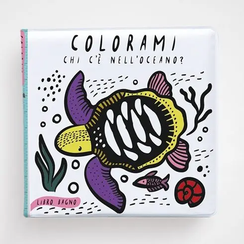 L'Ippocampo Libro Magia nel Bagnetto - "Colorami - Chi c'è nell'oceano?"