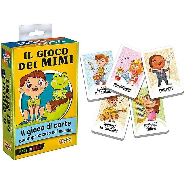 Liscianigiochi Ludoteca Le Carte dei Il Gioco dei Mimi Multicolore 89130