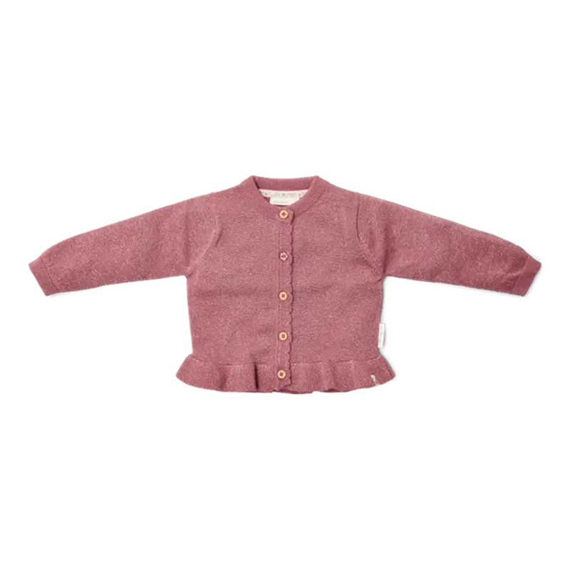 Little Dutch Cardigan lavorato a maglia Rouge