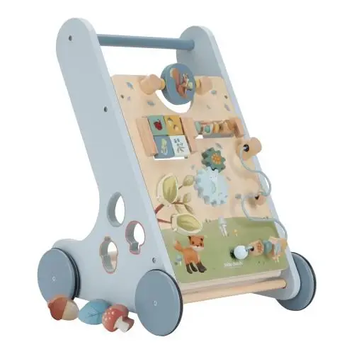 Little Dutch – Carrello Primi Passi in Legno Forest Friends con Attività