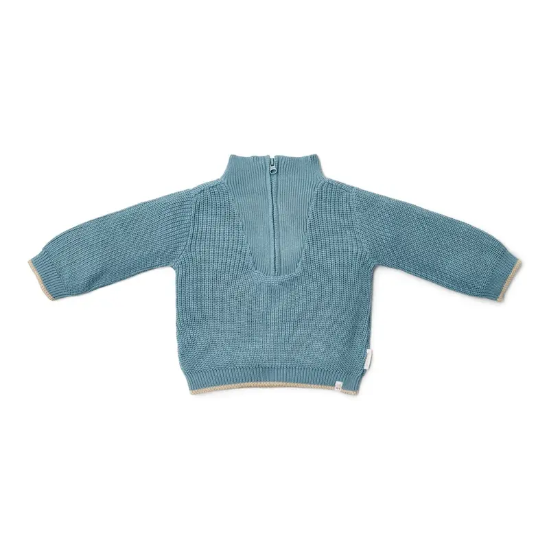 Little Dutch Knit Sweater - Stone Blue
