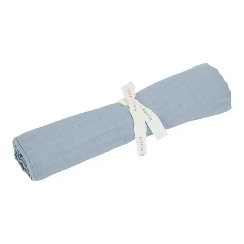 Little Dutch Swaddle in Mussola 120 x 120 cm - Denim