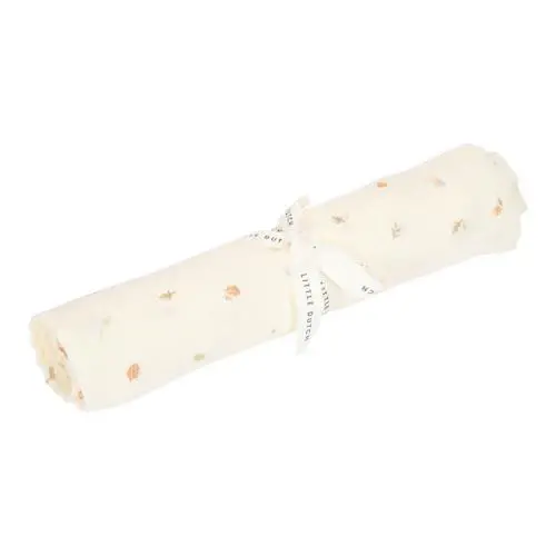Little Dutch Swaddle in Mussola 120 x 120 cm - Forest Treasures