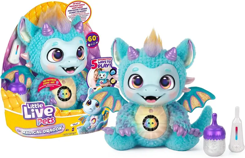 Little Live Pets - My Magical Dragon Prenditi Cura del Draghetto Skye Peluche Interattivo