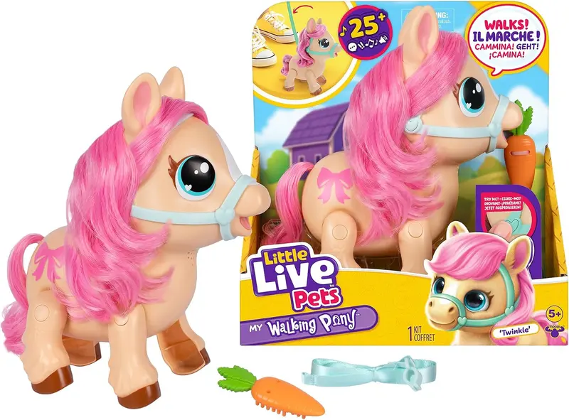 Little Live Pets - My Walking Pony Prenditi cura del piccolo Pony Twincle