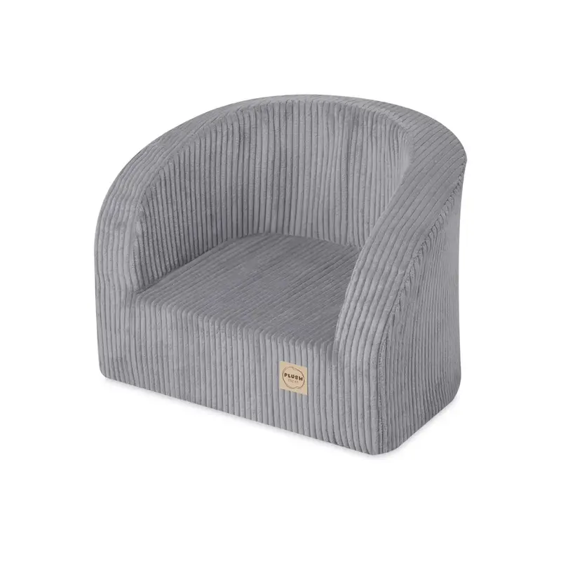 Little Soft Armchair - Premium Corduroy - Grey