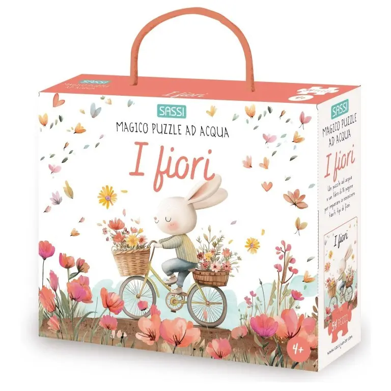 Magico puzzle ad acqua. I fiori