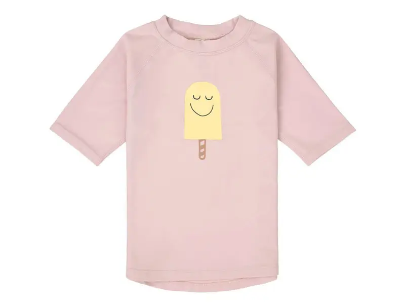 Maglia manica corta protezione UPF 60+ Popsicle Pale Pink