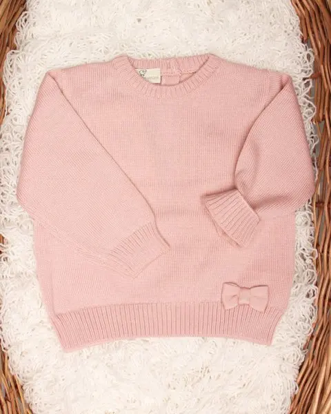 Maglia neonata fiocco in pura lana merino - Maglificio di Verona