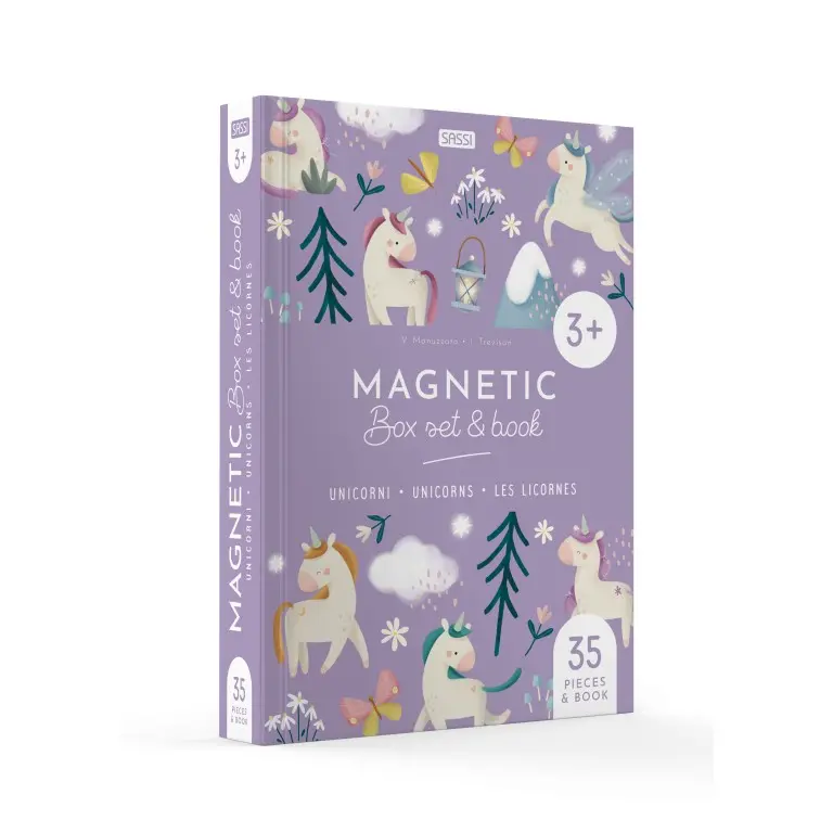 Magnetic box set. Unicorni