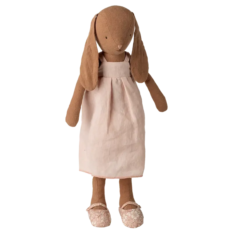 Maileg Coniglietta Taglia 3 con Abito Rosa e Scarpe – Peluche 42 cm