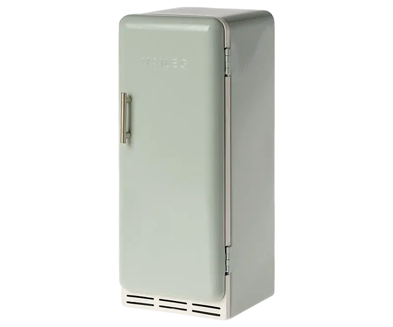 Maileg Miniature Fridge Mint – Frigorifero in Metallo Verde Menta per Bunny, Rabbit, Teddy e Kitten