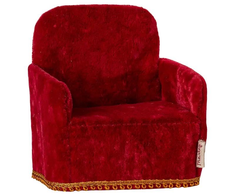 Maileg Poltrona per Topolini - Rosso
