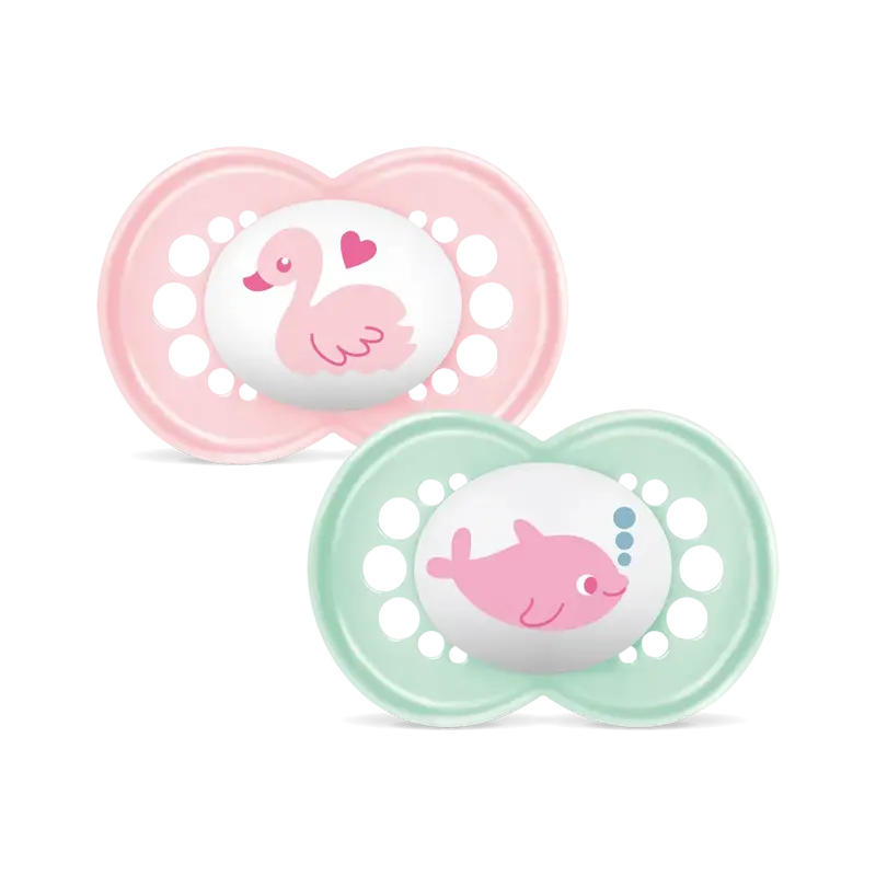 MAM Original succhietto, 16+ mesi Sealife rosa verde