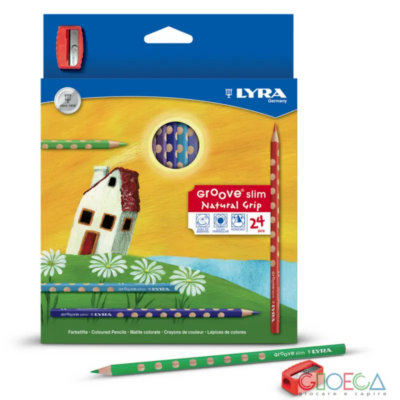 Matite colorate - LYRA GROOVE SLIM 24 colori
