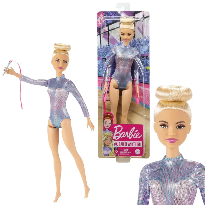 Mattel Ginnasta Bambola Bionda con Body