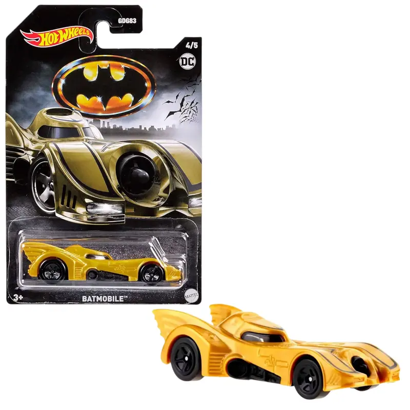 Mattel Hot Wheels Batman DC Batmobile Batman vs Superman 5/5 macchinina die-cast in scala 1