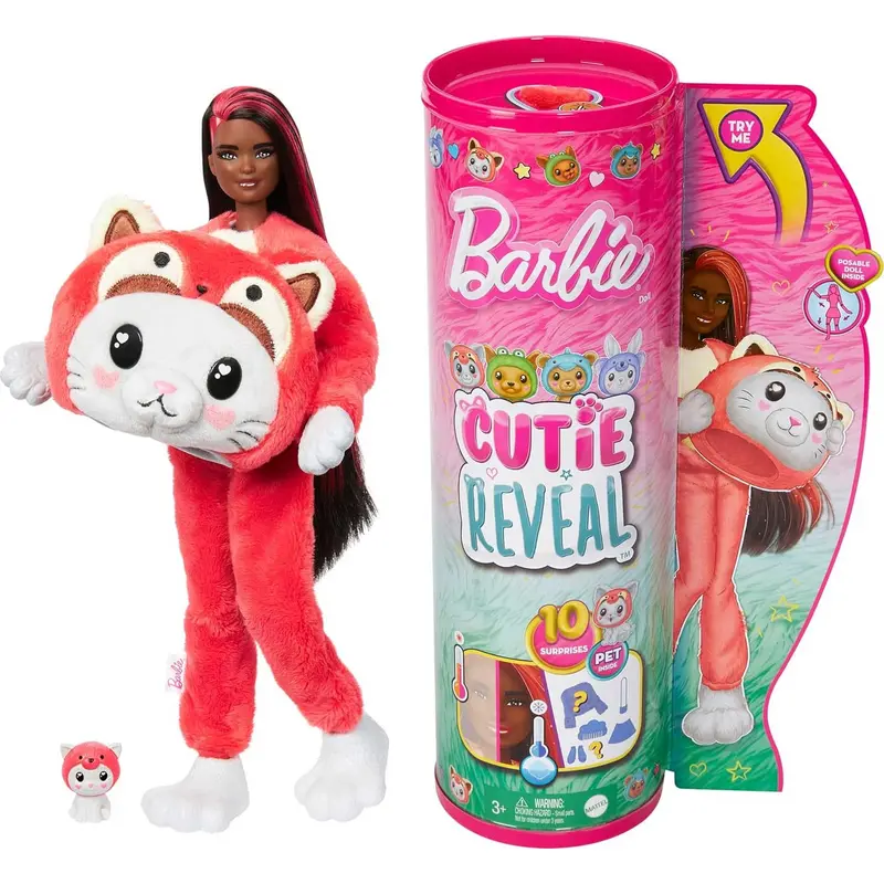 Mattel - Mattel Barbie Cutie Reveal Serie Amici Cuccioli HRK22