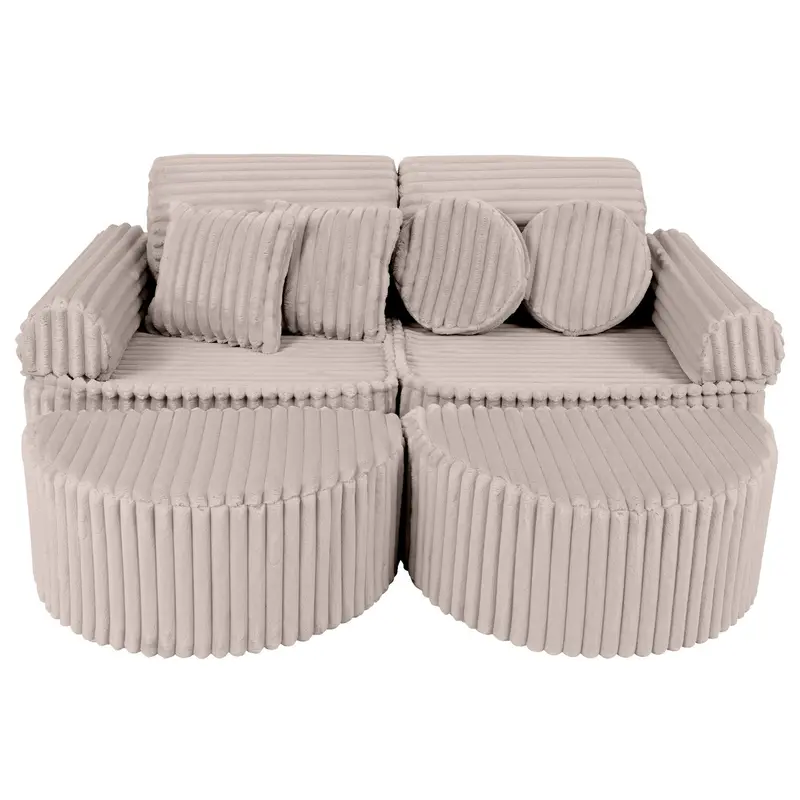 Medium Modular Sofa for Kids - Churros Beige Plus