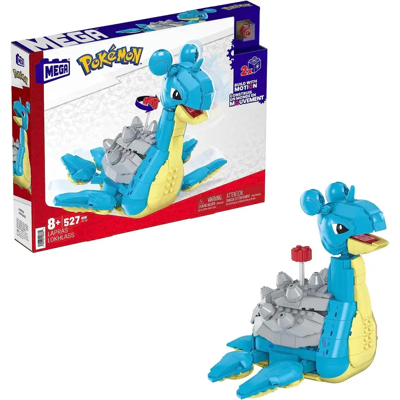 MEGA Pokémon Lapras da costruire e collezionare 527 pezzi