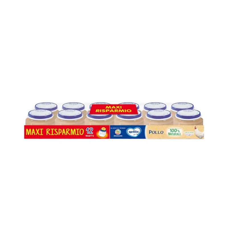 Mellin - Omogeneizzato Carne Tacchino 12x80 gr