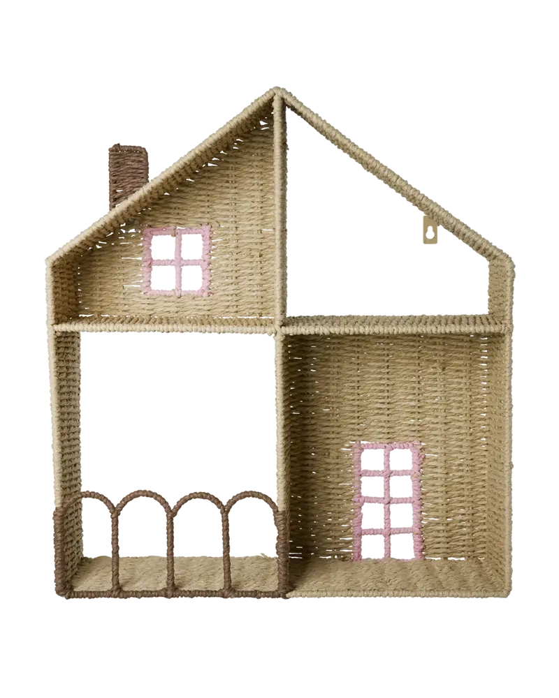 Mensola a forma di casetta Rice Denmark – Rosa