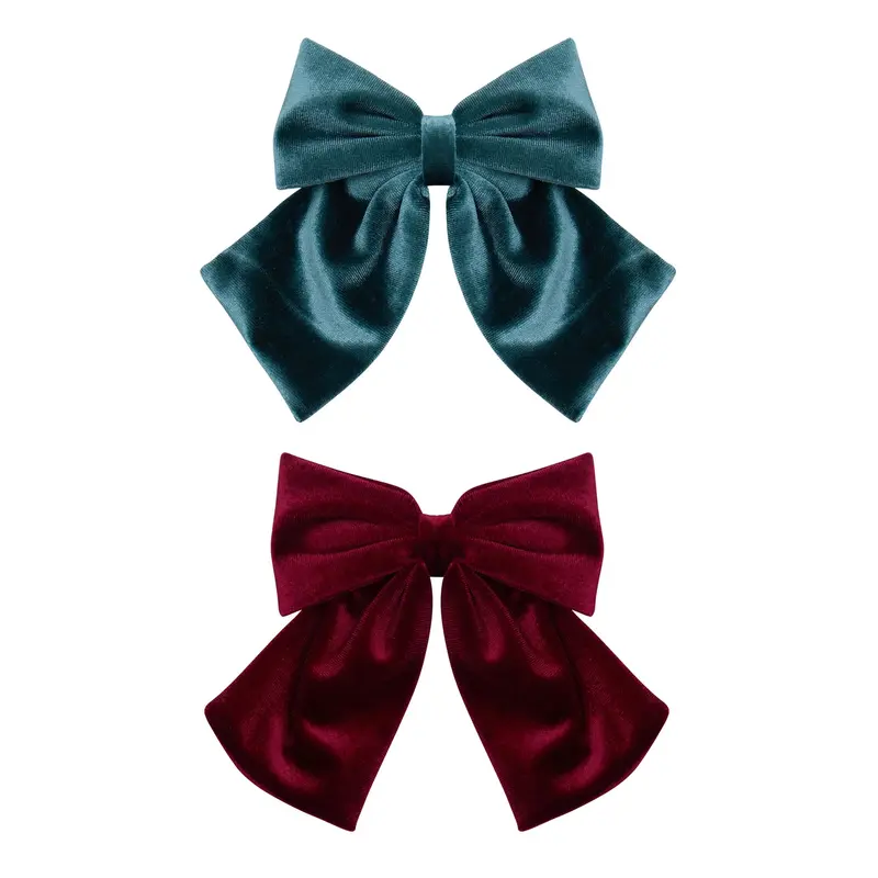 Mimi & Lula – 2 Maxi Fiocchi in Velluto Agnes