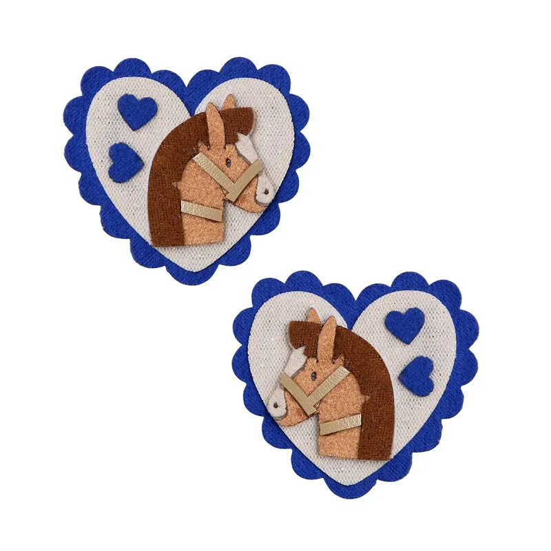 Mimi & Lula – 2 Mollette Pony Scalloped Heart