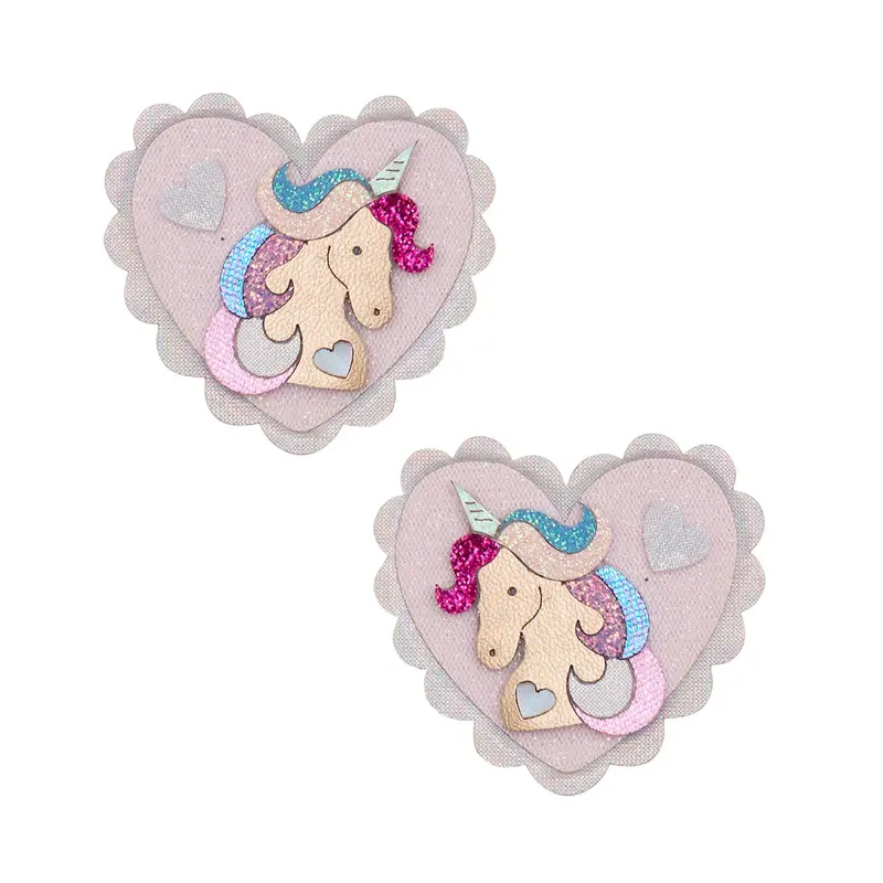 Mimi & Lula – 2 Mollette Unicorn Heart